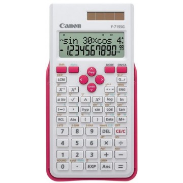 Canon F-715SG Tasca Scientific calculator Rosa, Bianco