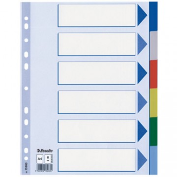 Esselte Multi-coloured Plastic Dividers