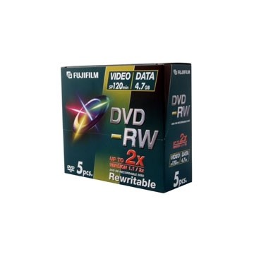 Fujifilm DVD-RW jewelcase 2x 5 pack