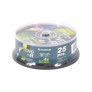 Fujifilm DVD-R 4,7Gb 25-spindle 4x