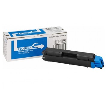 KYOCERA TK-580C Cartuccia 2800pagine Ciano cartuccia toner e laser