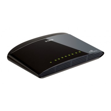 D-Link DES-1008D No gestito Fast Ethernet (10/100) Nero