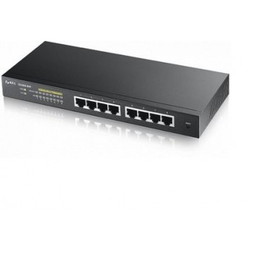 ZyXEL GS1900-8HP Gestito L2 Gigabit Ethernet (10/100/1000) Supporto Power over Ethernet (PoE) Nero