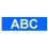 Brother Gloss Laminated Labelling Tape - 24mm, White/Blue TZ