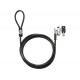 HP Keyed Cable Lock 10 mm Nero