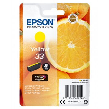 Epson Oranges Cartuccia Giallo T33 Claria Premium