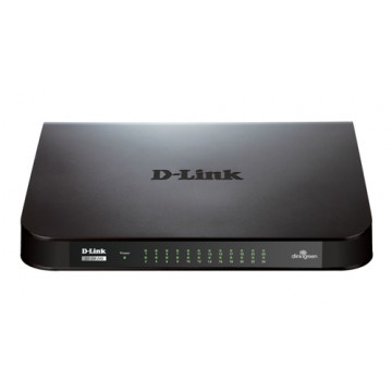 D-Link GO-SW-24G No gestito L2 Gigabit Ethernet (10/100/1000) Nero