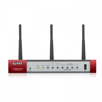 ZyXEL ZyWALL USG 20W-VPN Collegamento ethernet LAN Grigio, Rosso