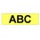 Brother Gloss Laminated Labelling Tape - 24mm, Black/Yellow TZ