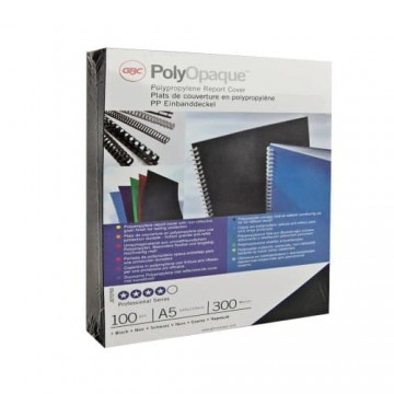 GBC Copertine rilegatura PolyOpaque A4 300 micron bianche (100) GBC Copertine rilegatura PolyOpaque A4 300 micron bianche (100)