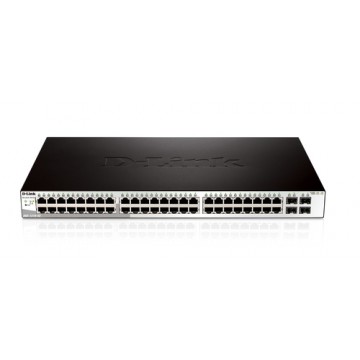 D-Link DGS-1210-52 Gestito L2 1U Nero switch di rete