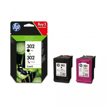 HP 302 2-pack Black/Tri-colour Original Ink Cartridges