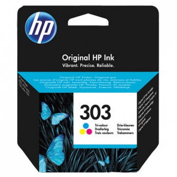 HP 303 Tri-color Original 165pagine Ciano, Magenta, Giallo cartuccia d'inchiostro