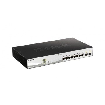 D-Link DGS-1210-10MP Gestito L2/L3 Gigabit Ethernet (10/100/1000) Supporto Power over Ethernet (PoE) Nero switch di rete