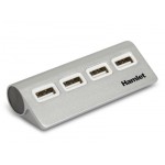 HUB USB 2.0 4 PORTE ALLUMINIO