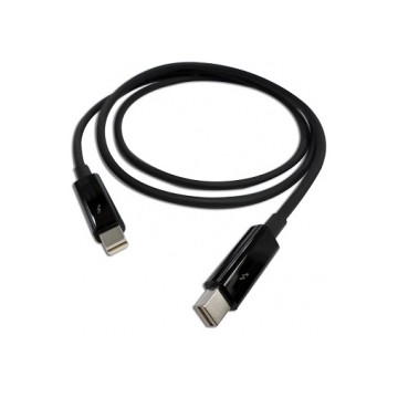 QNAP CAB-TBT20M Cavo Thunderbolt 1 m Nero