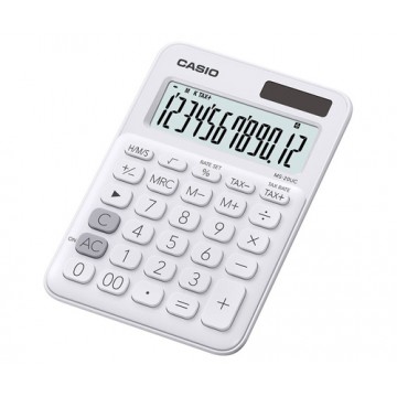 Casio MS-20UC-WE Scrivania Calcolatrice di base Bianco calcolatrice