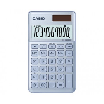 Casio SL-1000SC-BU Tasca Calcolatrice di base Nero calcolatrice