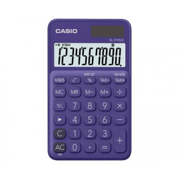 Casio SL-310UC-PL Tasca Calcolatrice di base Porpora calcolatrice