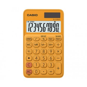 Casio SL-310UC-RG Tasca Calcolatrice di base Arancione calcolatrice