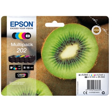 Epson Multipack 5-colours 202 Claria Premium Ink cartuccia d'inchiostro