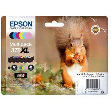 Epson Multipack 6-colours 378XL Claria Photo HD Ink cartuccia d'inchiostro