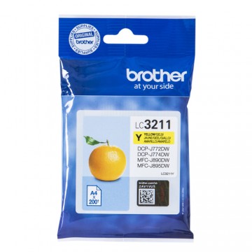 Brother LC-3211Y 200pagine Giallo cartuccia d'inchiostro
