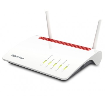 AVM FRITZ!Box 6890 LTE International router wireless Dual-band (2.4 GHz/5 GHz) Gigabit Ethernet 3G 4G Rosso, Bianco