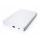 Conceptronic CHD2MUW SSD enclosure 2.5" Bianco