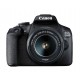 Canon EOS 2000D BK 18-55 IS II EU26 Kit fotocamere SLR 24.1MP CMOS 6000 x 4000Pixel Nero