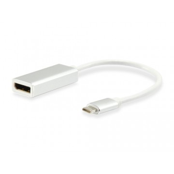 Equip 133458 USB Type C DisplayPort Bianco cavo di interfaccia e adattatore