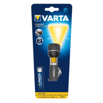 Varta Mini Day Light 1AAA Torcia portachiavi LED Nero