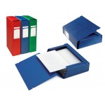 SCATOLA ARCHIVIO DORSO 120MM BLU