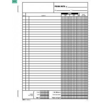 CF10BLOCCO PRIMA NOTA CASSA 50X2RIC