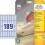 ETICH.LASER RIMOVIBILI 25 4 X 19 SI