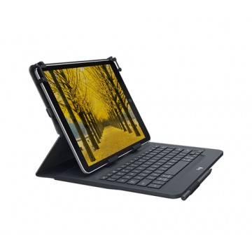 Logitech Universal Folio Bluetooth QWERTY Italiano Nero tastiera per dispositivo mobile