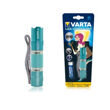 Varta LED Lipstick Light Torcia a mano LED Rosa, Turchese