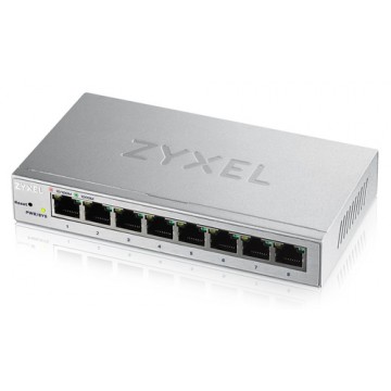 ZyXEL GS1200-8 Gestito Gigabit Ethernet (10/100/1000) Argento