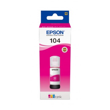 Epson 104 EcoTank Magenta ink bottle