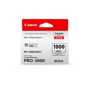 Canon PFI-1000 PGY Originale Grigio per foto