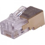 RJ12 PLUG SHIELDED 10 PCS