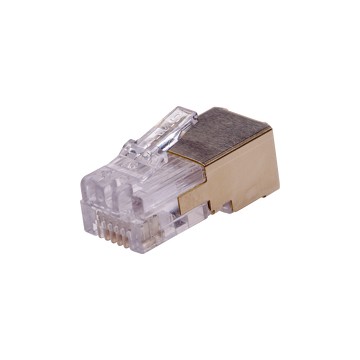 RJ12 PLUG SHIELDED 10 PCS