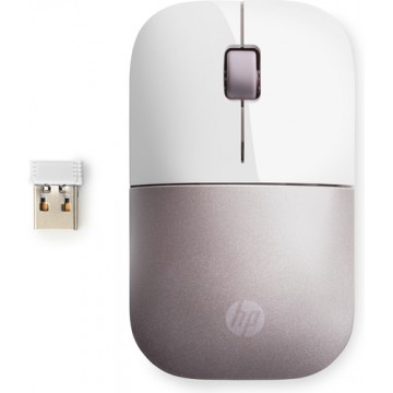 HP Z3700 mouse RF Wireless 1200 DPI Ambidestro Rosa, Bianco