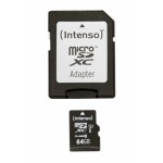 MICRO SD CON ADATTATORE 64GB UHS