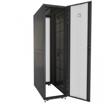 Vertiv VR3307 rack 1361 kg Rack indipendenti 48U Nero, Trasparente