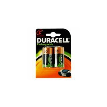 Duracell Rechargeable C Size 2 Pack Batteria ricaricabile Nichel-Metallo Idruro (NiMH)