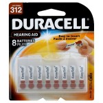DURACELL HEARING AID BATTERY 8 X