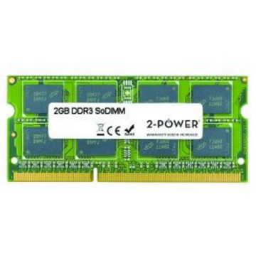2-Power 2GB MultiSpeed SoDIMM memoria DDR3 1333 MHz
