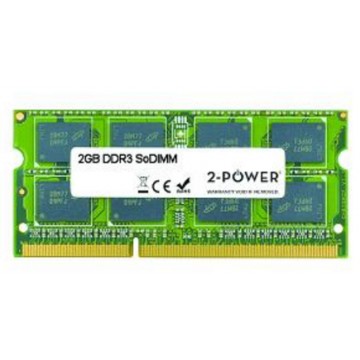 2-Power 2GB MultiSpeed SoDIMM memoria DDR3 1600 MHz