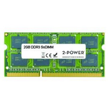 2-Power 2GB DDR3 DR SoDIMM memoria 1066 MHz